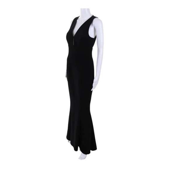 LIKELY x Revolve Albury Cutout Maxi Gown Black Size 6 - Picture 7 of 9